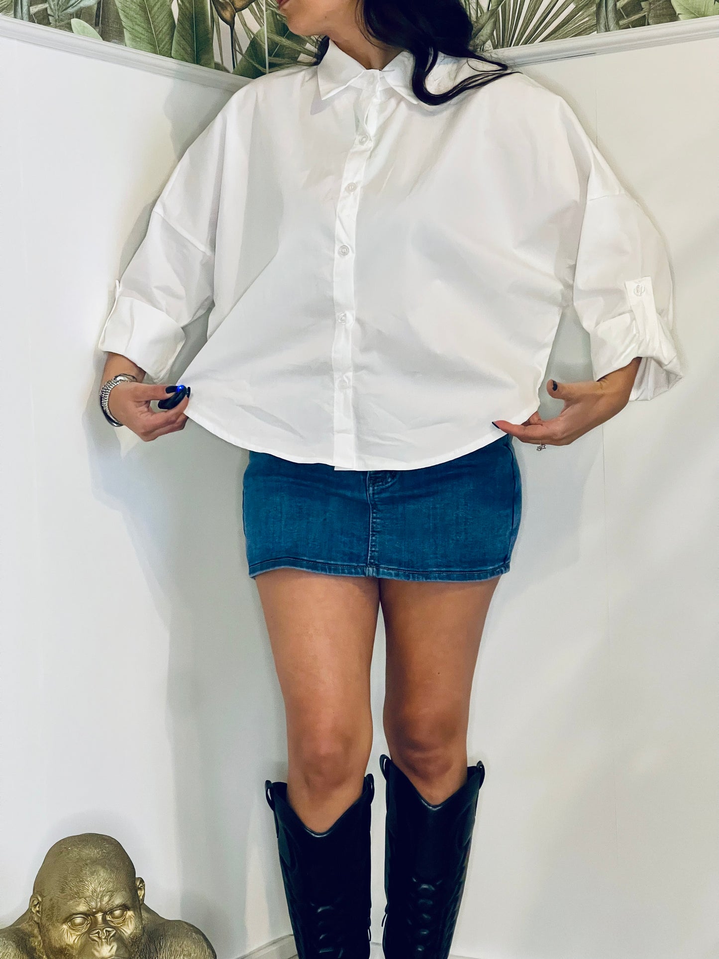 CAMICIA CROP OVER NEW COLLECTION