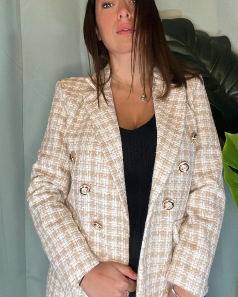 GIACCA PIED DE POULE NEW COLLECTION