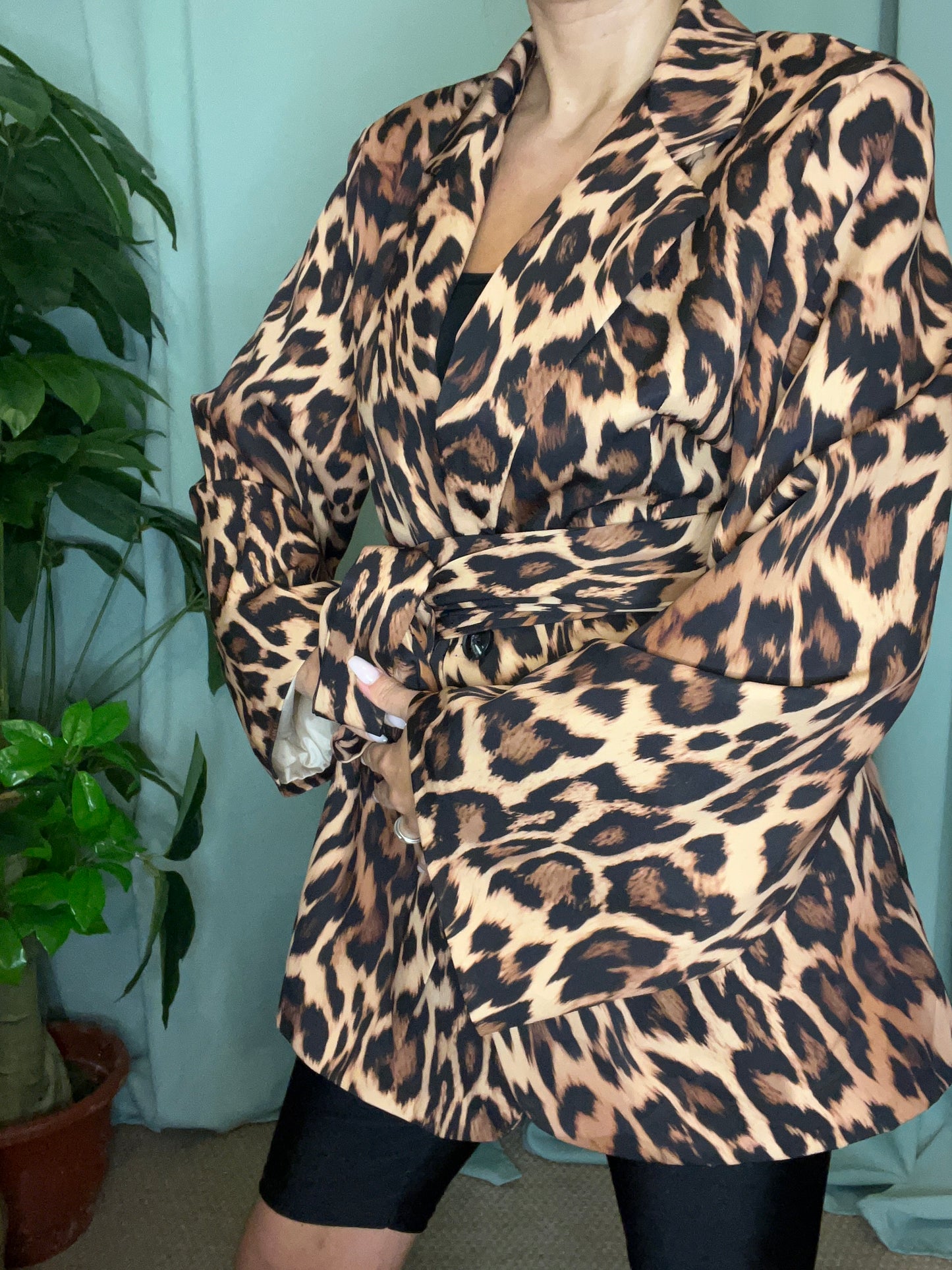BLAZER LEOPARDATA CON FUSCIACCAIN VITA NEW COLLECTION